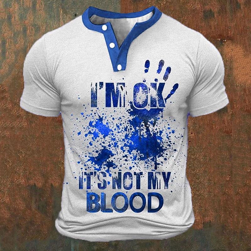 Funny 3D Letter Print Men's He - Men'S Fashion Rules ulasan dan harga
