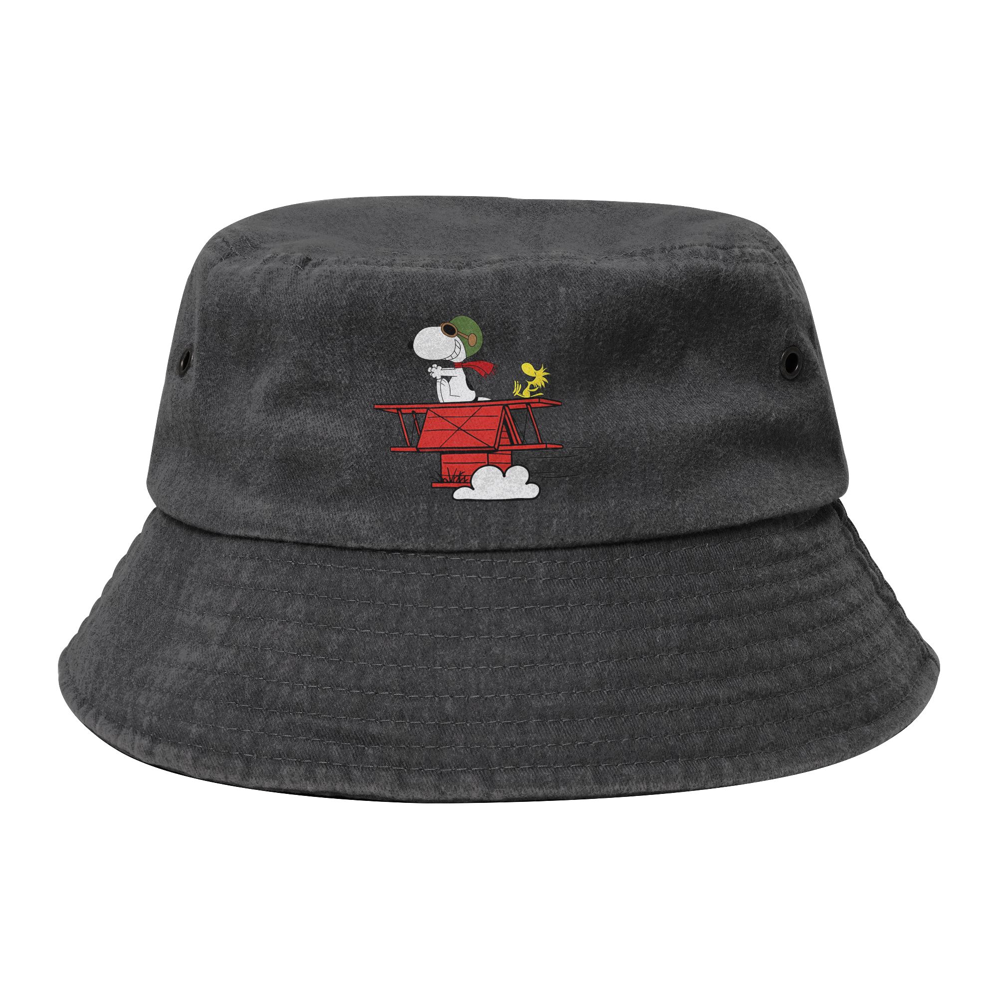 Camp Snoopys And Woodstock Fly - Mens Fashion Bucket Hat ulasan dan harga