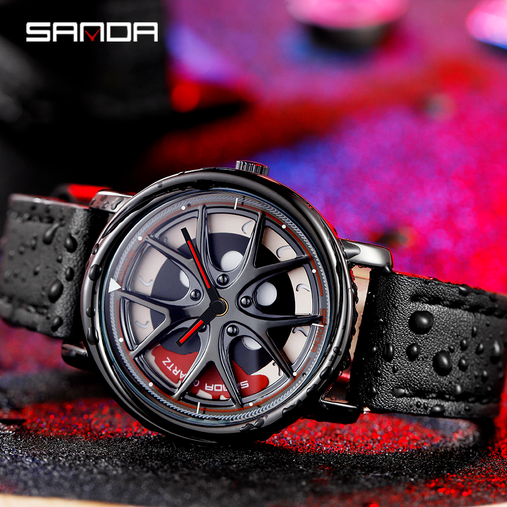 Men Car Wheel Watch Fashion Wa - Men'S Fashion Hub ulasan dan harga