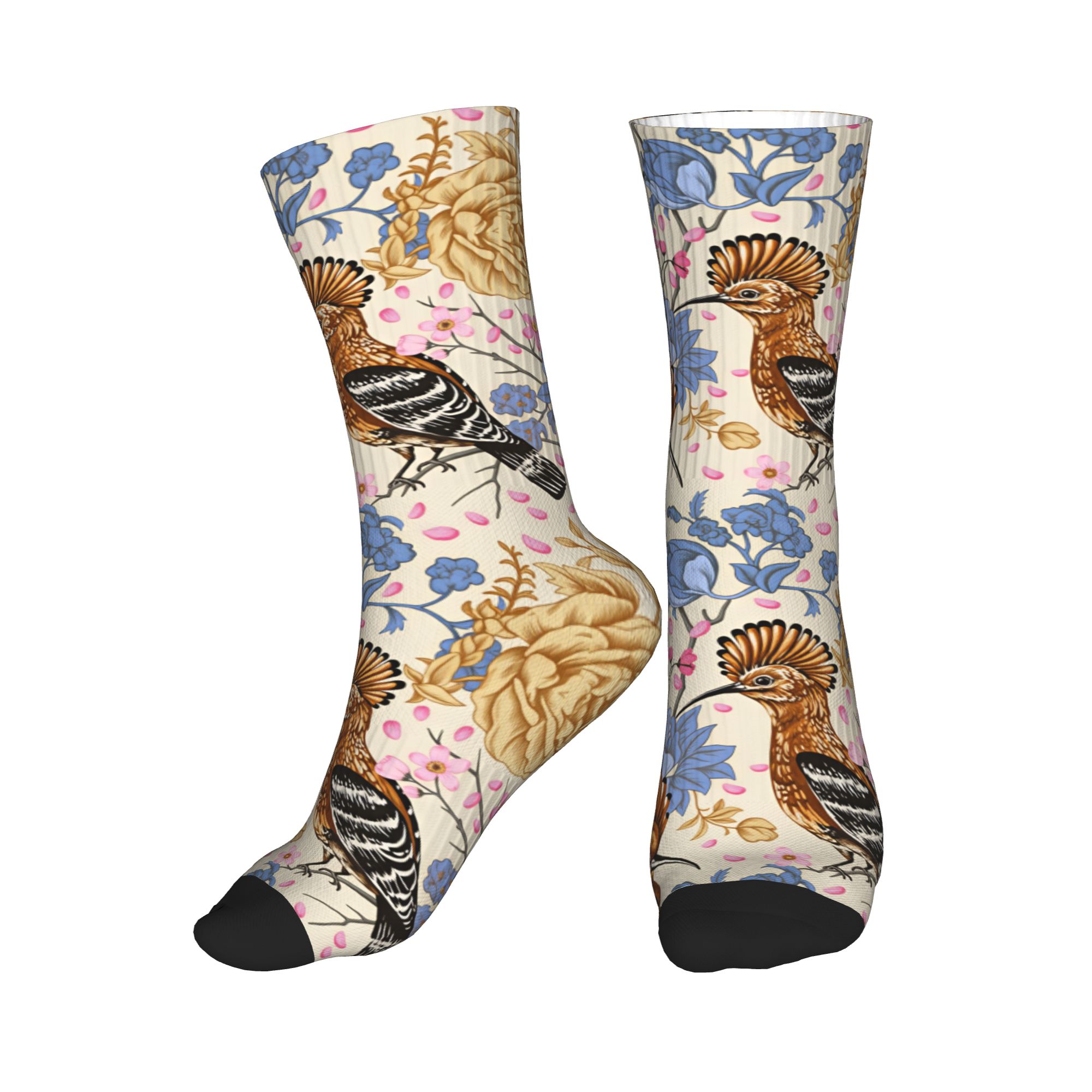 Hoopoe Bird Blue Peony Vintage - Men Fashion Vintage ulasan dan harga